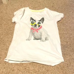 CUTE FLIP SUNGLASSES PUPPY SHIRT